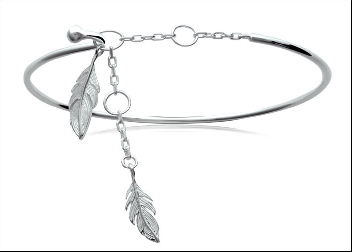 Bracciale Feathers Fever in argento