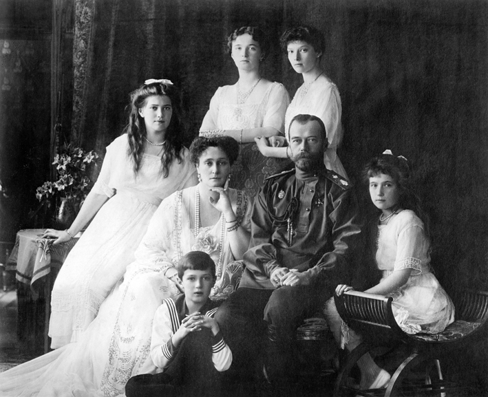 Lo zar Nicola II e famiglia