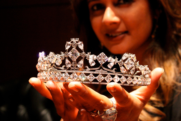 La tiara progettata per Asscher (dal sito di Reena Ahluwalia)