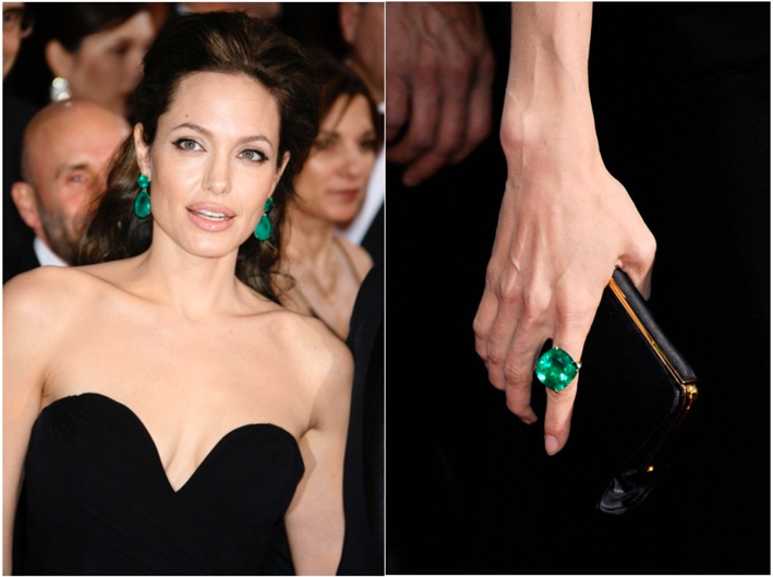 Orecchini e anello di smeraldi colombiani, parte di una parure da 2,5 milioni di dollari