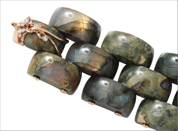 Todo sobre labradorita 9 Federica Rettore, bracciale con labradorite