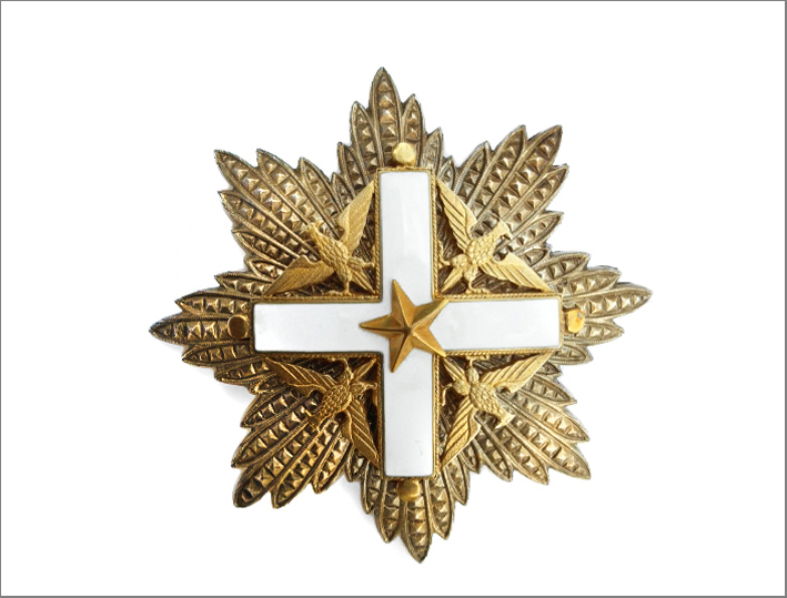 Ordine al Merito della Repubblica Italiana, Placca di Gran Croce. Foto: Martina Pace