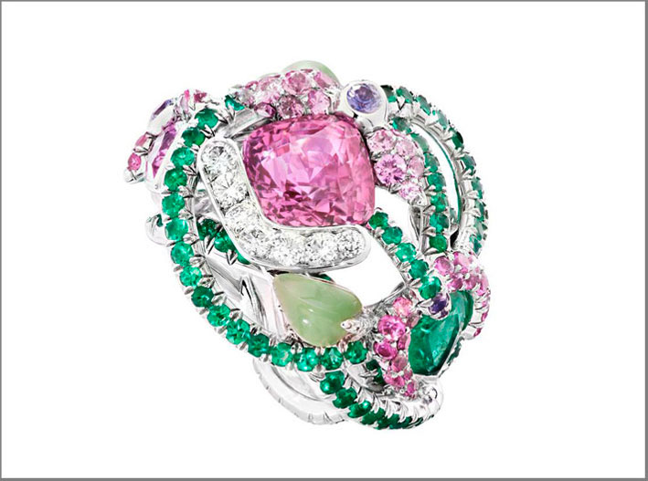 Alta gioielleria Fabergé, anello della collezione Secret Garden