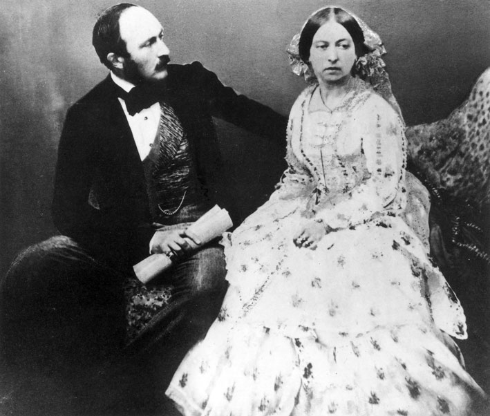 Il principe Albert e la regina Victoria