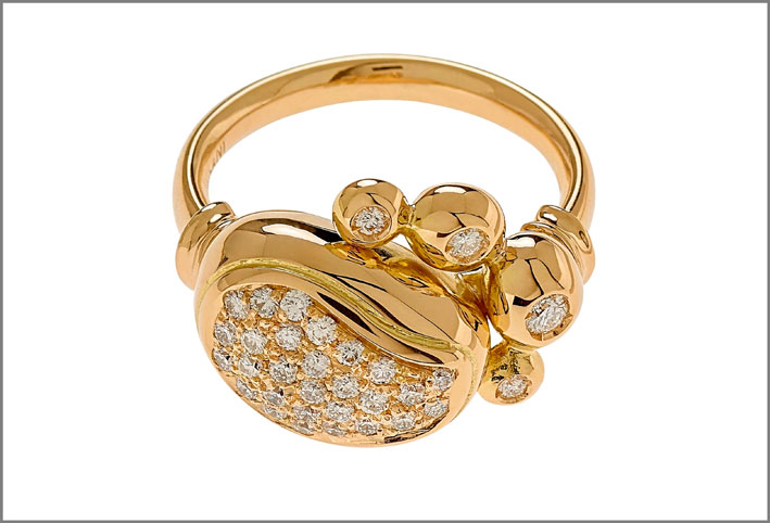 Misani, anello in oro e diamanti 