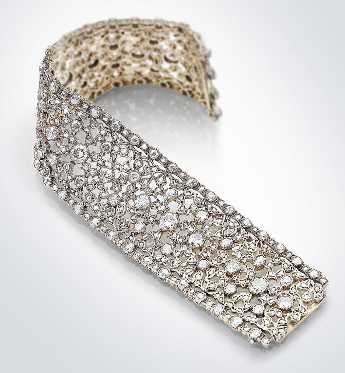 Buccellati, bracciale con diamanti per 17 carati, da una collezione di una famiglia aristocratica europea