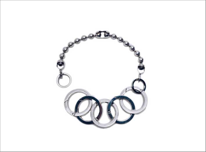 Bracciale in argento e ottone