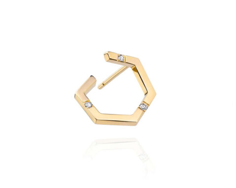 Amuleto Yellow Right Earring