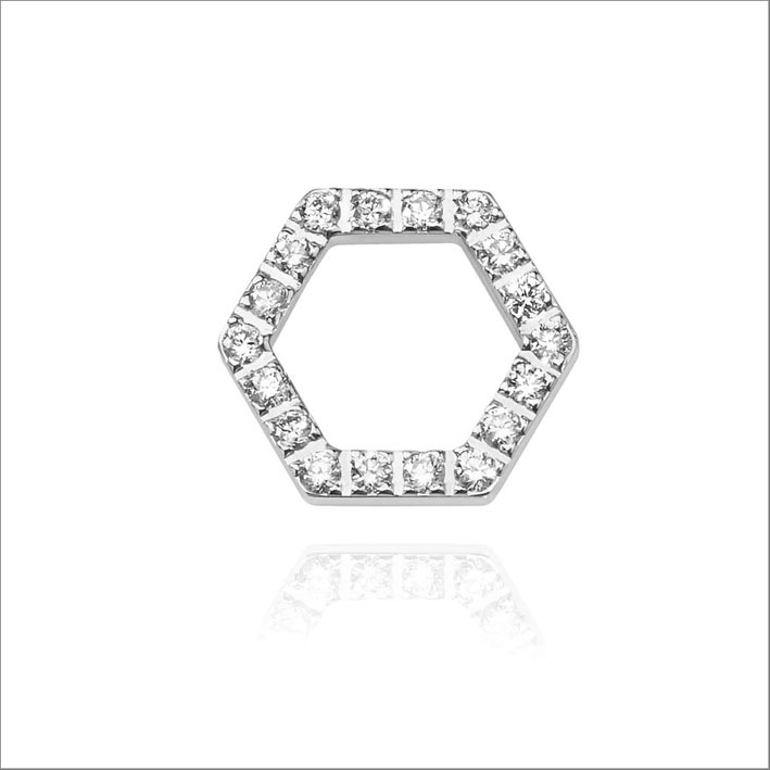 Element Amuleto Full Diamonds White 