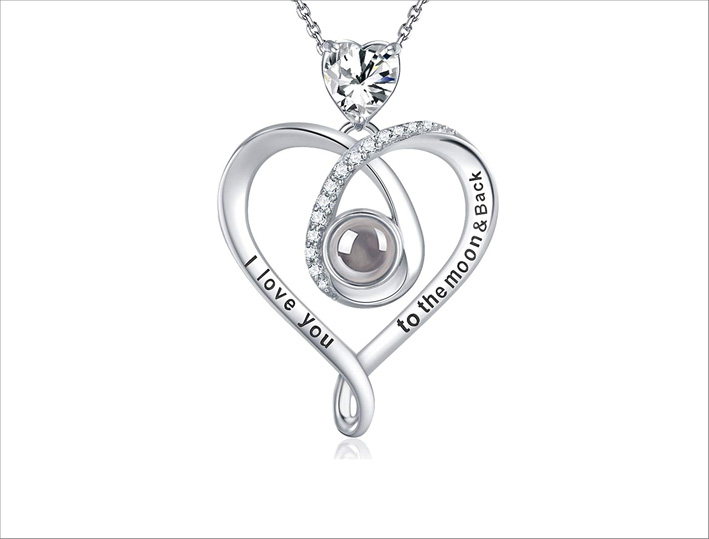 Collana parlante I Love You 100 Languages ​​to the Moon and Back 
