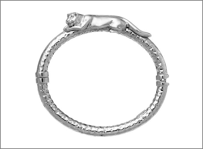 Bracciale in argento Panthera