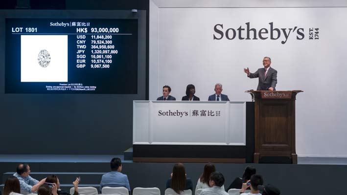 L'asta di Sotheby's a Hong Kong
