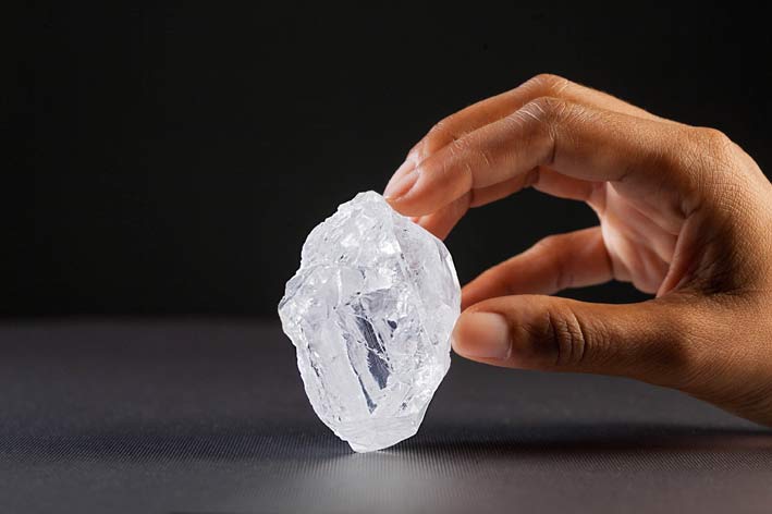 Il diamante grezzo pesava 1.109 carati 