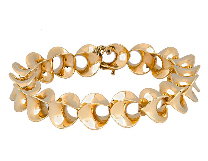 Bracciale della collezione Parabolic in oro 18 carati