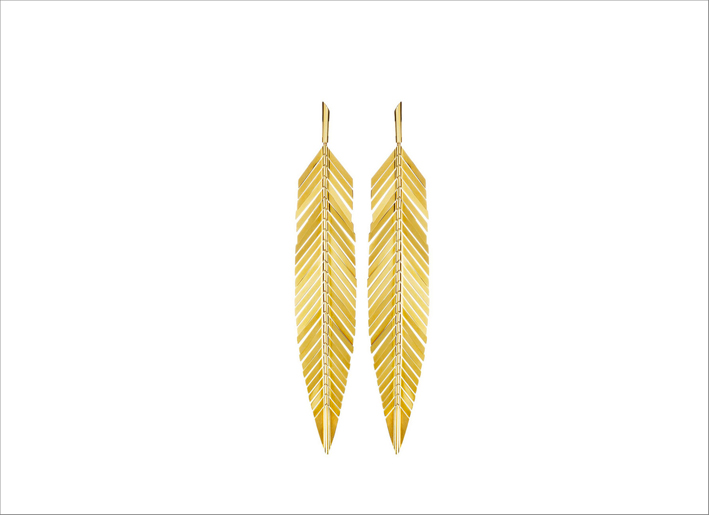 Orecchini Feather in oro 18 carati