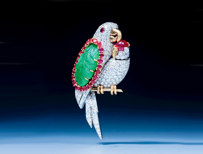 Spilla a forma di uccello di Cartier, 1964