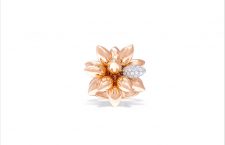 Anello Hedgehog in oro rosa 18 carati con diamanti in esclusiva per Farfetch