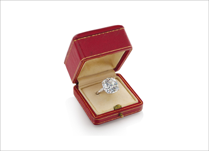 Anello di Cartier con diamanti di 14,37 carati