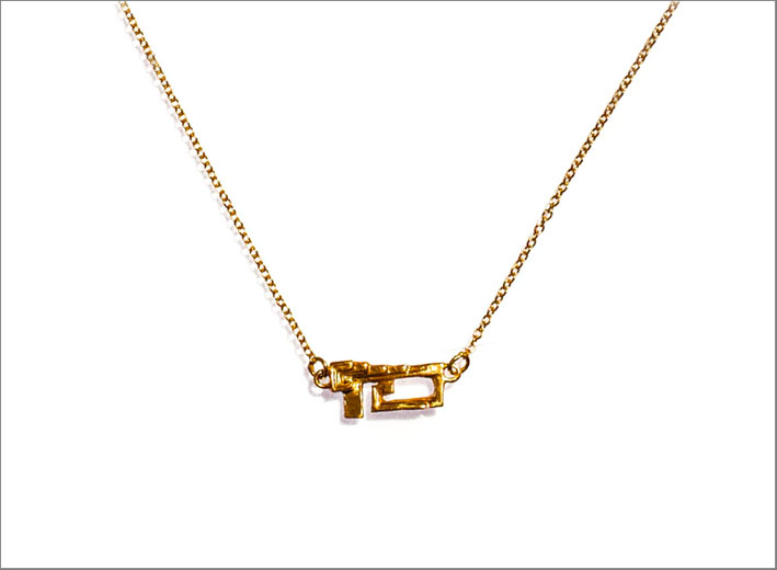 Collana Petite Bismuth in oro 10 carati
