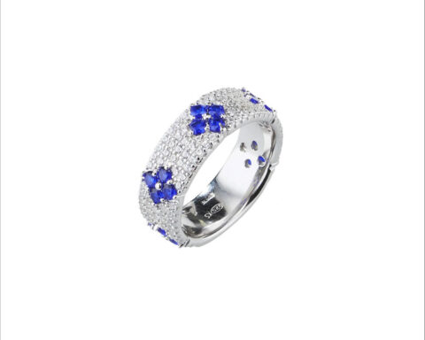 Anello in argento e cubic zirconia