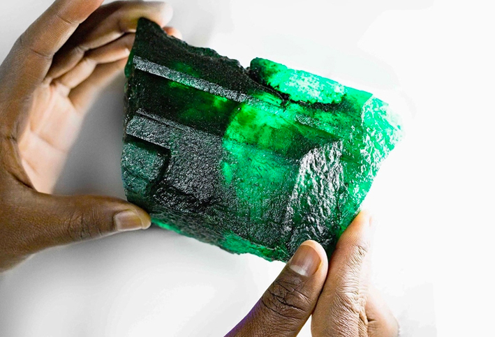 Lo smeraldo record di 5655 carati