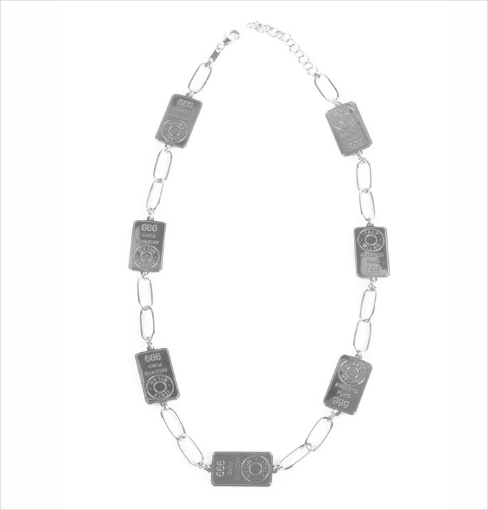 Choker Chain in argento