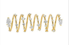 Rugiada Ring, in oro giallo e diamanti