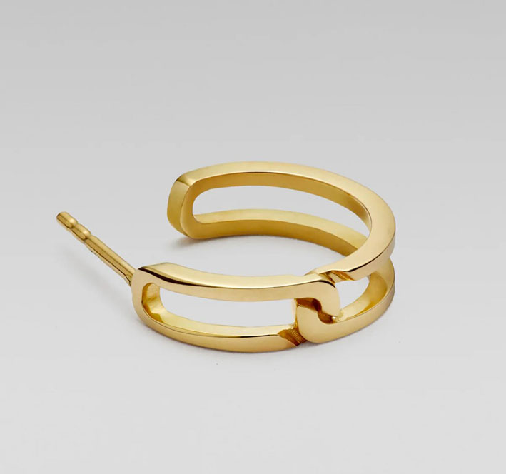 Kinraden, le design danois avec un peu d'Afrique 3 Earcuff in oro