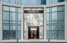 L'ingresso del flagship store Damiani a Shanghai