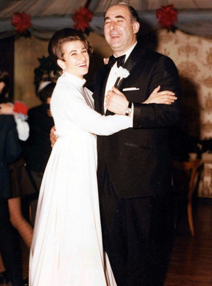 William Goldberg il giorno del suo matrimonio con Lili Gordon