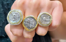 Anelli con monete romane