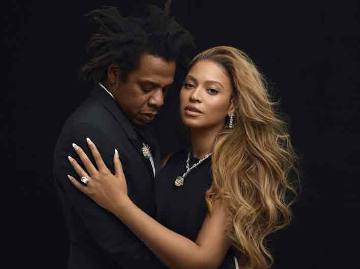 Beyoncé and JAY-Z for the Tiffany & Co. fall 2021 ABOUT LOVE campaign, shot by Mason Poole
