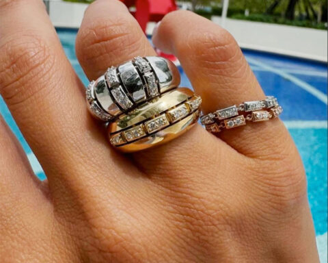 Glimmer Rings, 18kt, diamonds