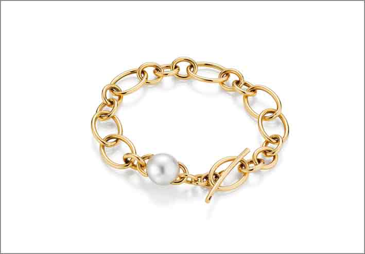 Bracciale in oro con perle della collezione Balthazar