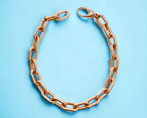Catena in oro rosa