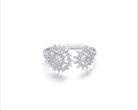 Aerial Double Sunburst bangle