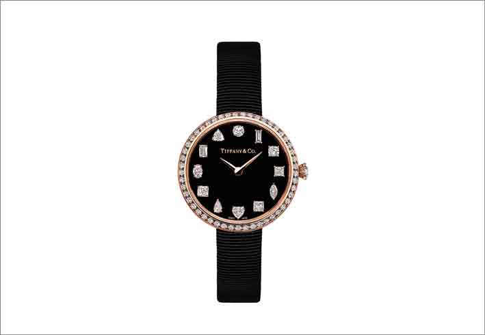 Tiffany Watch in oro rosa e diamanti