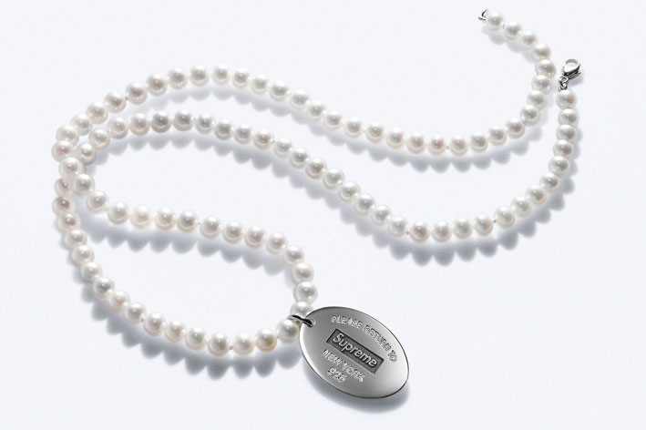 Collana di perle e argento 