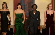 Da sinistra, Penelope Cruz, Jessica Chastain, Lupita Nyong’o, Diane Kruger con gioielli Piaget. Courtesy of Universal Pictures
