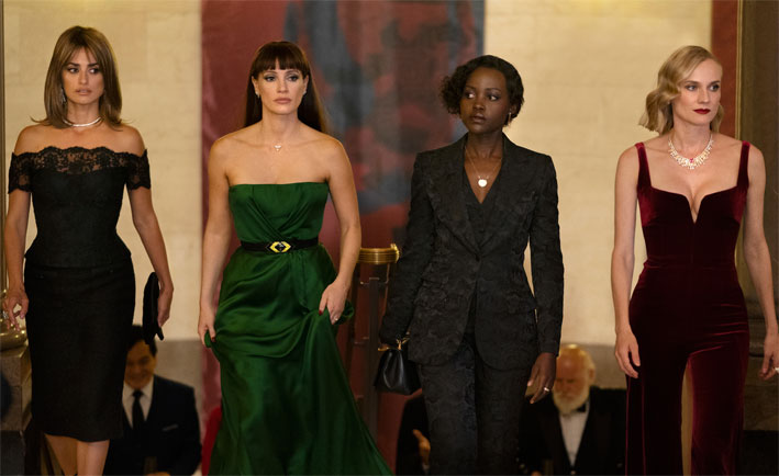 Da sinistra, Penelope Cruz, Jessica Chastain, Lupita Nyong’o, Diane Kruger con gioielli Piaget
