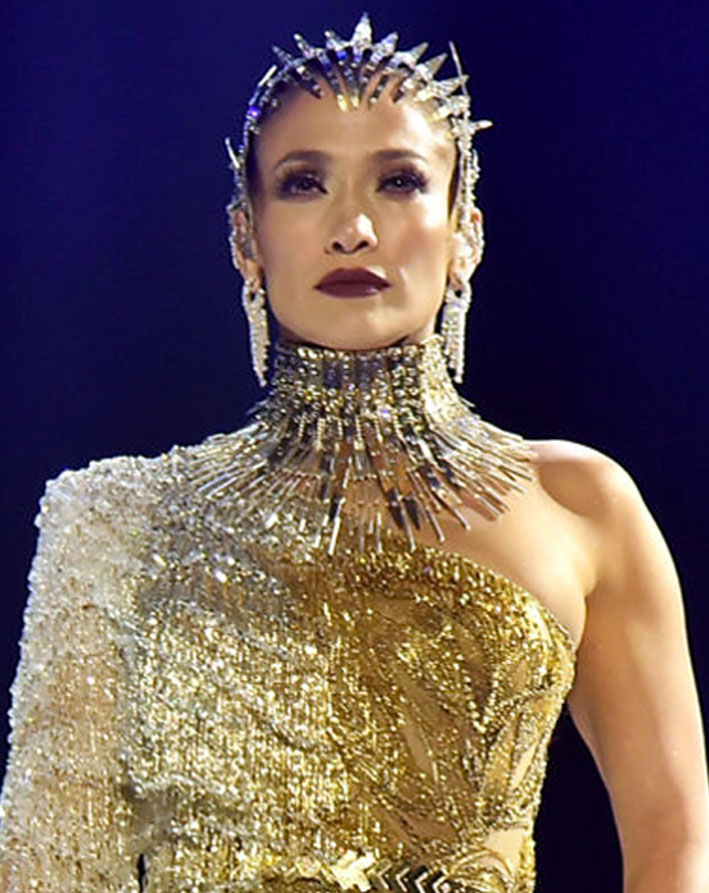 Jennifer Lopez con gioielli Yeprem