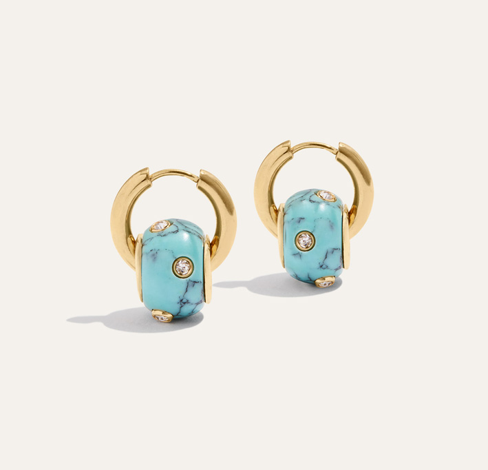 How sexy it is to sell jewelry at home 4 Convertible Rondelle Huggie Earrings