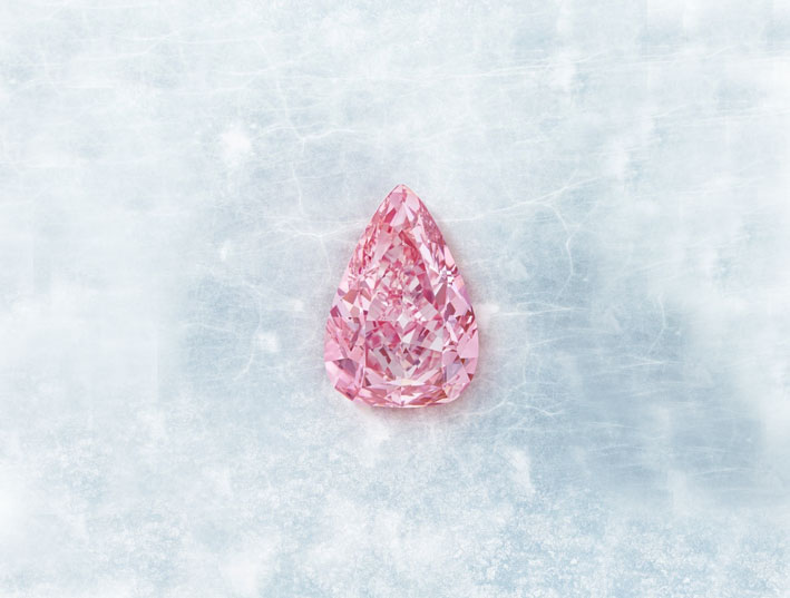 Il diamante The Fortune Pink, 18,18 carati