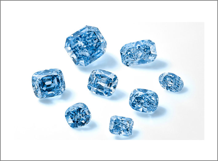 The De Beers Exceptional Blue Collection