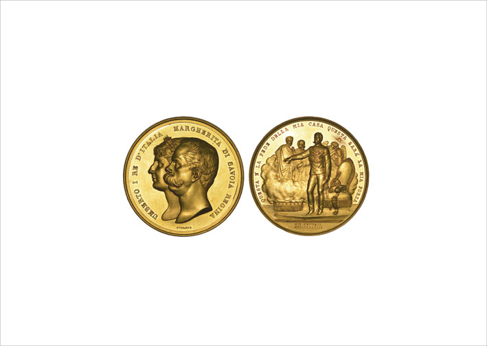 Medaglia d'oro per l’Incoronazione del 1878 di Umberto I