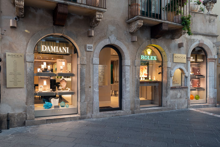 La boutique Rocca a Taormina