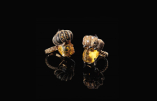 Anelli I Veneziani in oro e argento, con diamanti e ambra