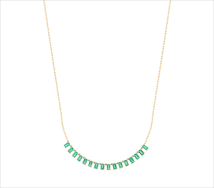 Hi-tech et joaillerie, tout est dans la famille avec Ila 3 Collana in oro e smeraldi