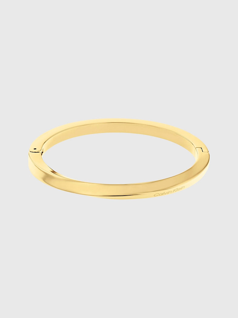 Un bracciale placcato oro di Calvin Klein
