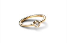 New Pandora ring in 14k gold and lab diamond
